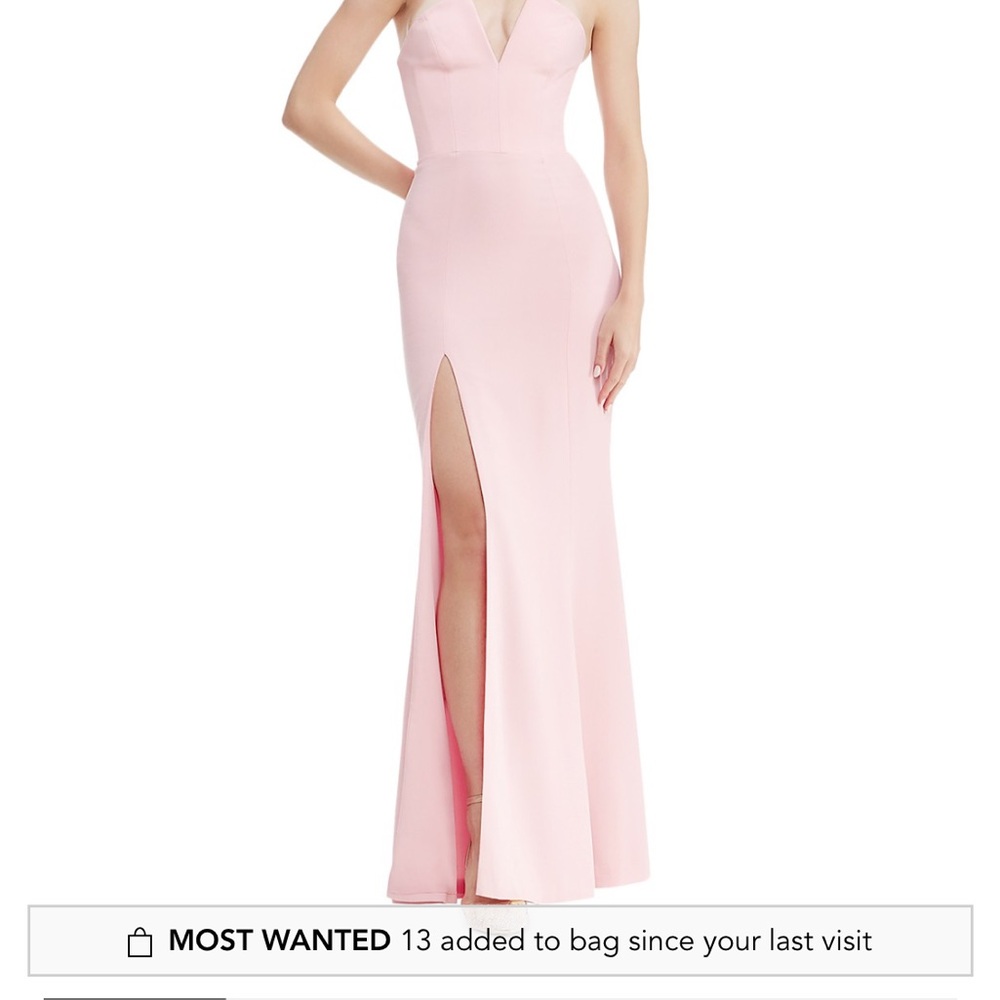 Dress the Population Pink Prom Gown Sweetheart Neckline - Picture 1 of 3